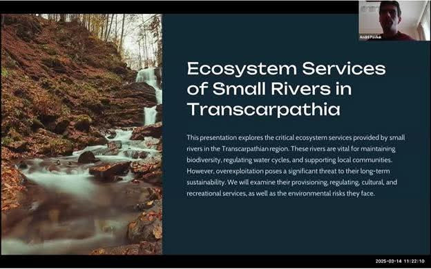 Участь аспіранта А. Павлюка  у Всеукраїнській  англомовній конференції Ecology is a Priority